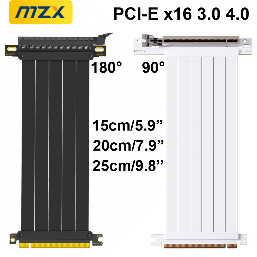 Itx Gpu Riser Pcie 4.0 16X - MZX PCIE 4,0 3,0 16X Cable