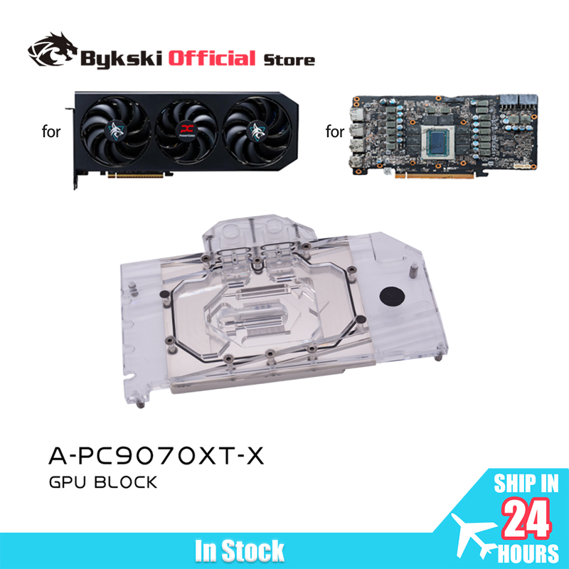 Rx 9070 Xt - Bykski A-PC9070XT-X GPU bloque de agua