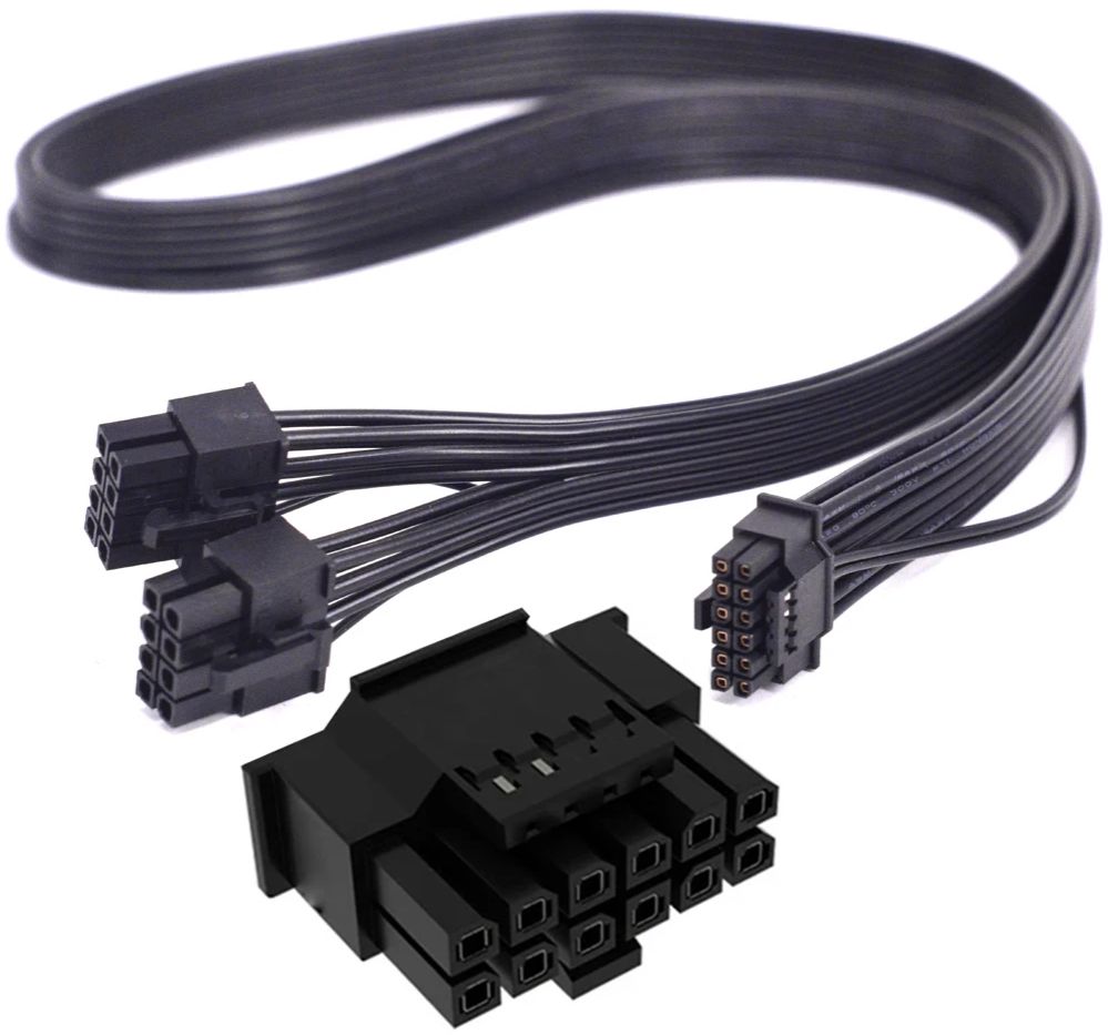 Dual 8Pin To 16Pin 12Vhpwr Cable - Para Thermaltake PF1 ARGB 850W 1000W