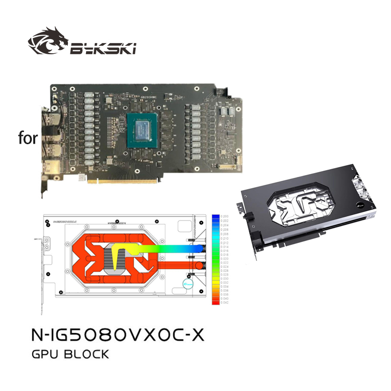 Rtx 5080 16Gb - Bykski N-IG5080VXOC-X bloque GPU para uso