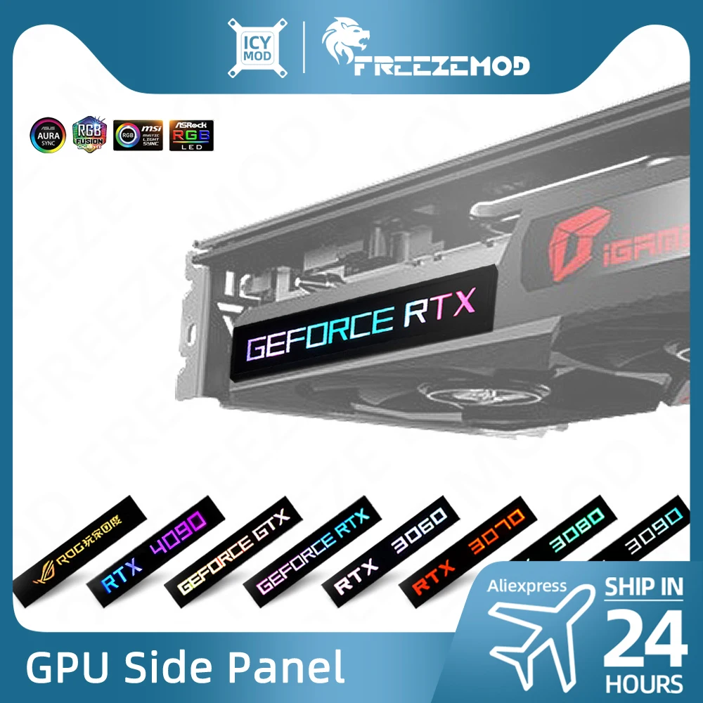 Desktop Gaming Gpu 32Gb - FREEZEMOD GPU Panel lateral RTX3090 GTX