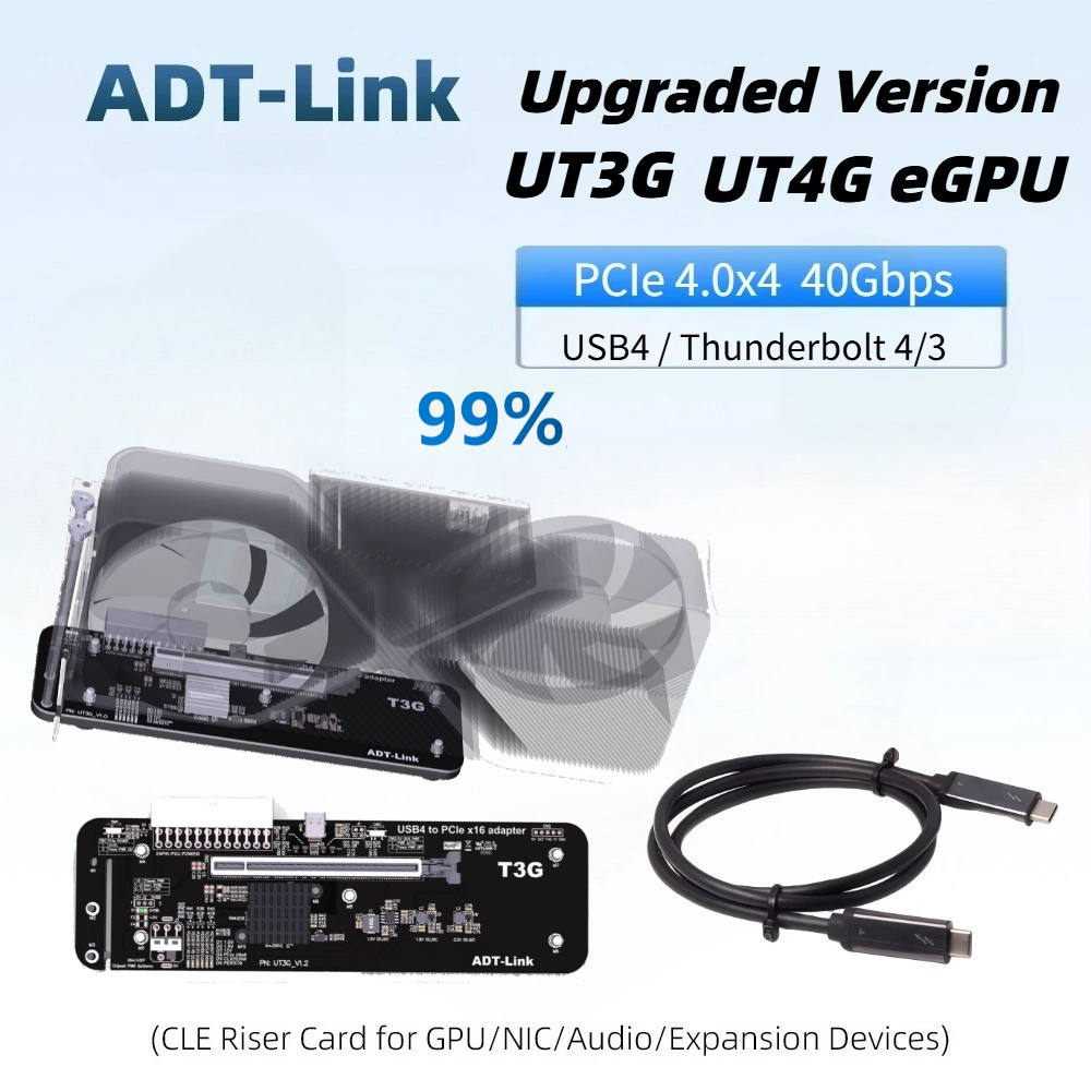 Gpu External Dock Egpu Thunderbolt 4 - Adaptador Externo USB4 40Gbps NUC ITX