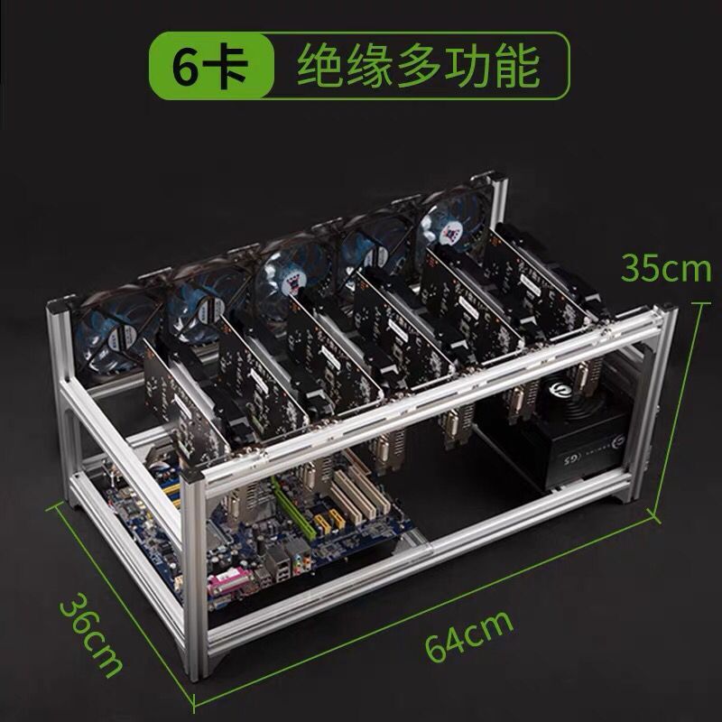 Gpu Mining Rig Frame 8 Gpu - 6 8 12 19 GPU Miner