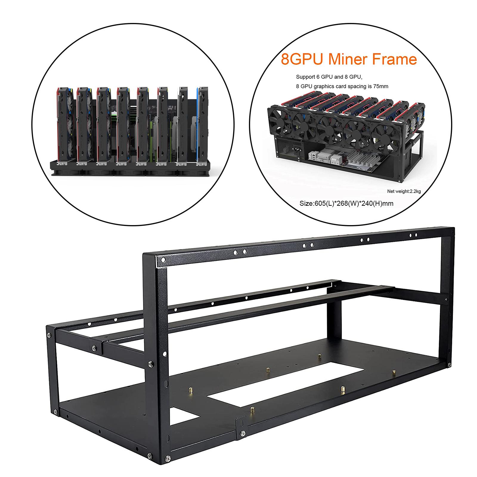 Gpu Mining Rig Frame 8 Gpu - Estructura de Soporte para 6/8 GPU