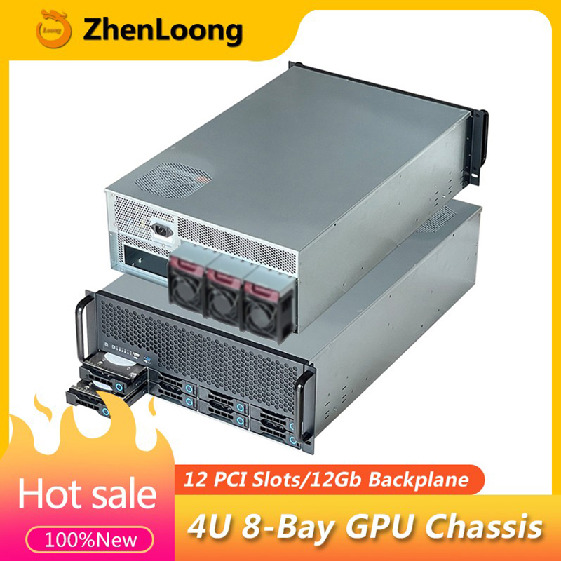 Server Gpu Chassis 4U - ZhenLoong GPU 4U Servidor Rack Case