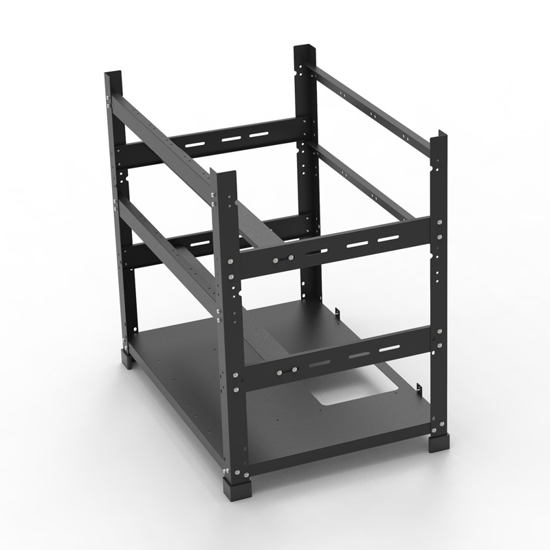 Gpu Mining Rig Frame 8 Gpu - Chasis de Minería de Doble PSU