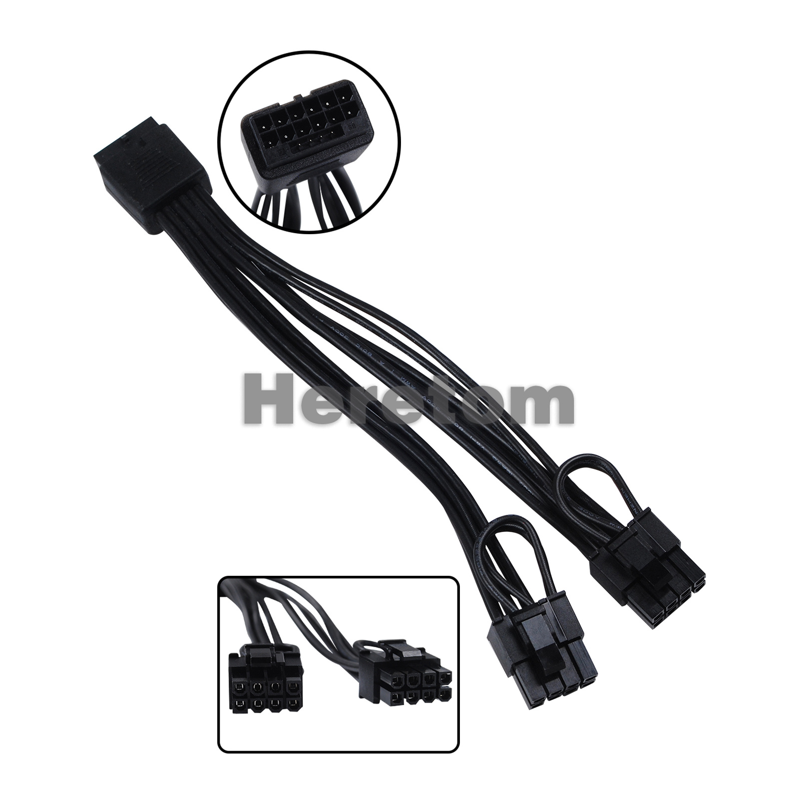 Dual 8Pin To 16Pin 12Vhpwr Cable - Heretom nuevo 16 pines (12 +