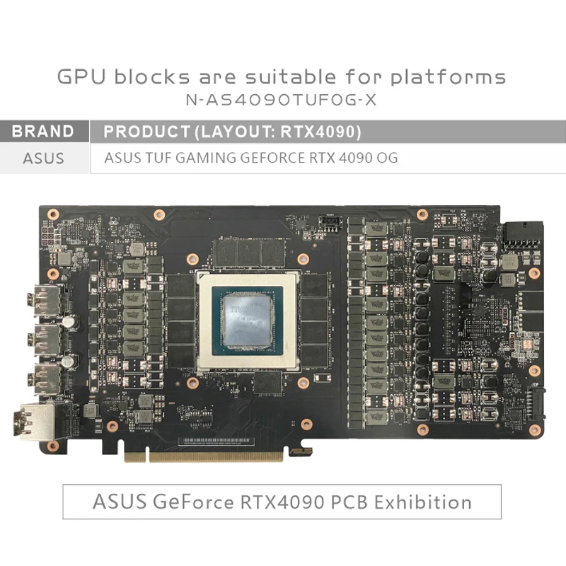 Bloque GPU Bykski para uso en  - Rtx 4090 Water Block reseña y precio