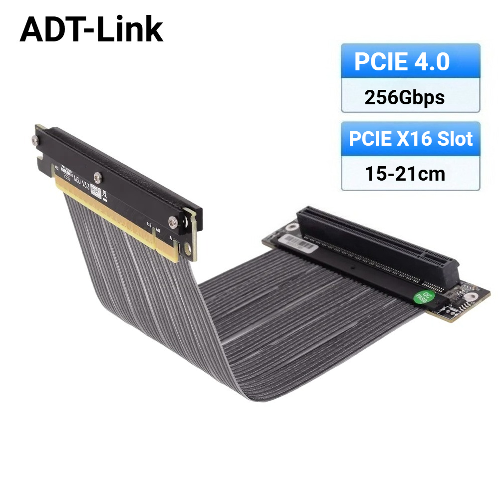 ADT-Link 2025 nuevo Cable elev - Itx Gpu Riser Pcie 4.0 16X reseña y precio