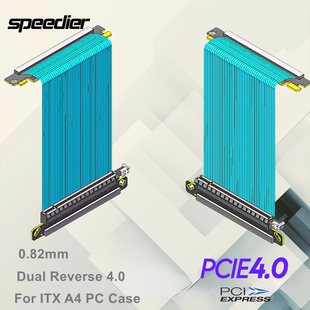 Cable elevador Pci-e 4,0 de do - Itx Gpu Riser Pcie 4.0 16X reseña y precio