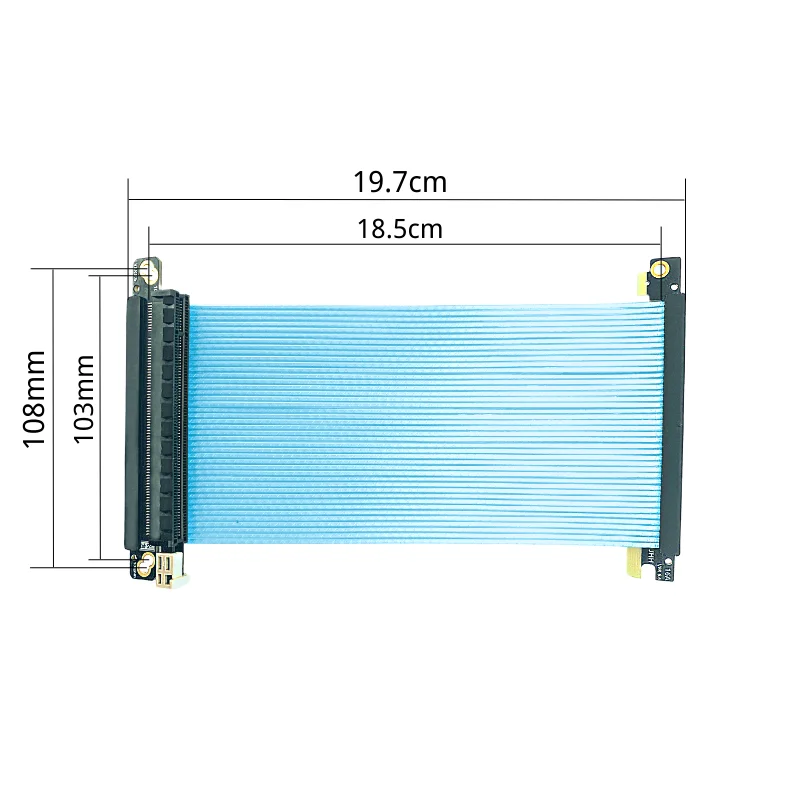Cable elevador Pci-e 4,0 de do - Itx Gpu Riser Pcie 4.0 16X reseña y precio