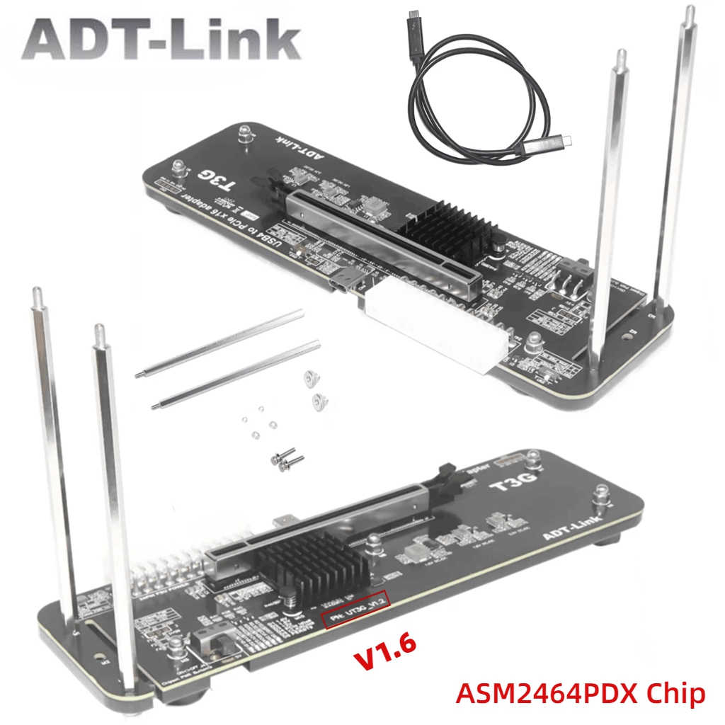 ADT UT3G para NUC ITX STX, Bas - Gpu External Dock Egpu Thunderbolt 4 reseña y precio