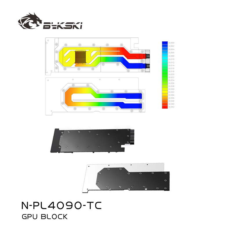 Bykski N-PL4090-TC GPU bloque  - Rtx 4090 Water Block reseña y precio
