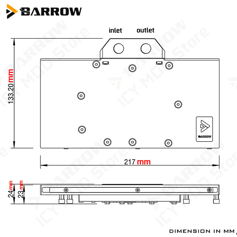 Tarjeta gráfica Barrow, bloque - Rx 9070 16Gb reseña y precio