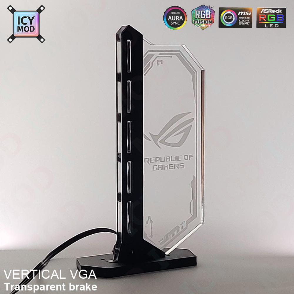 Soporte de GPU Vertical transp - Desktop Gaming Gpu 32Gb reseña y precio