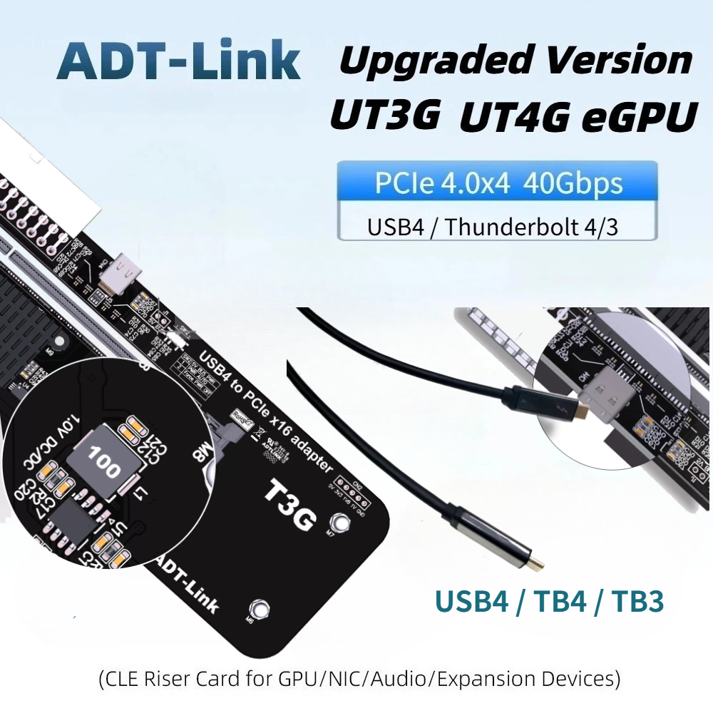 Adaptador Externo EGPU Actuali - Gpu External Dock Egpu Thunderbolt 4 reseña y precio