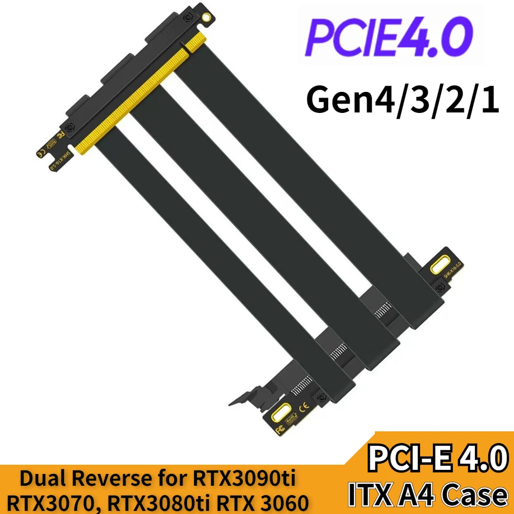 Cable PCI Express 4.0 16X con  - Itx Gpu Riser Pcie 4.0 16X reseña y precio