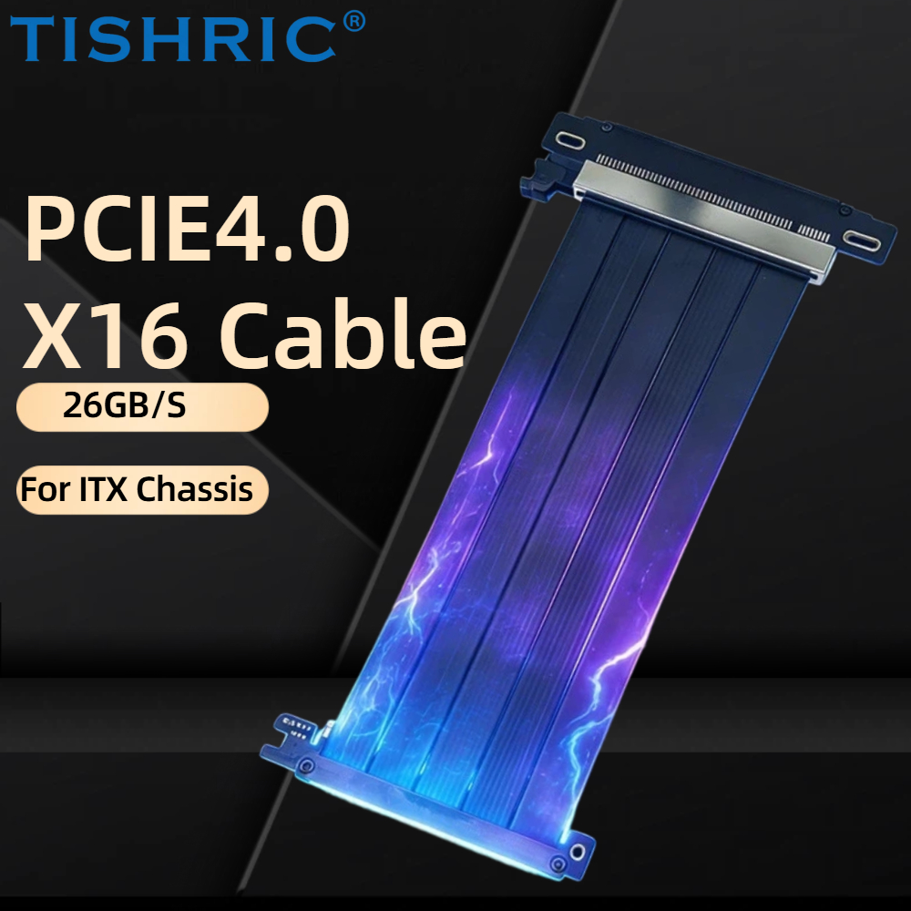 Cable Riser PCIe 4.0 X16 TISHR - Pcie 5.0 Gpu Riser Cable reseña y precio