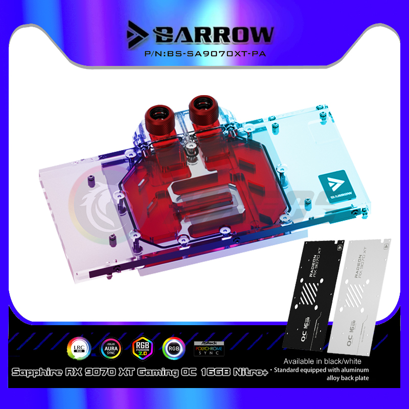 Bloque de agua GPU para SAPPHI - Rx 9070 16Gb reseña y precio