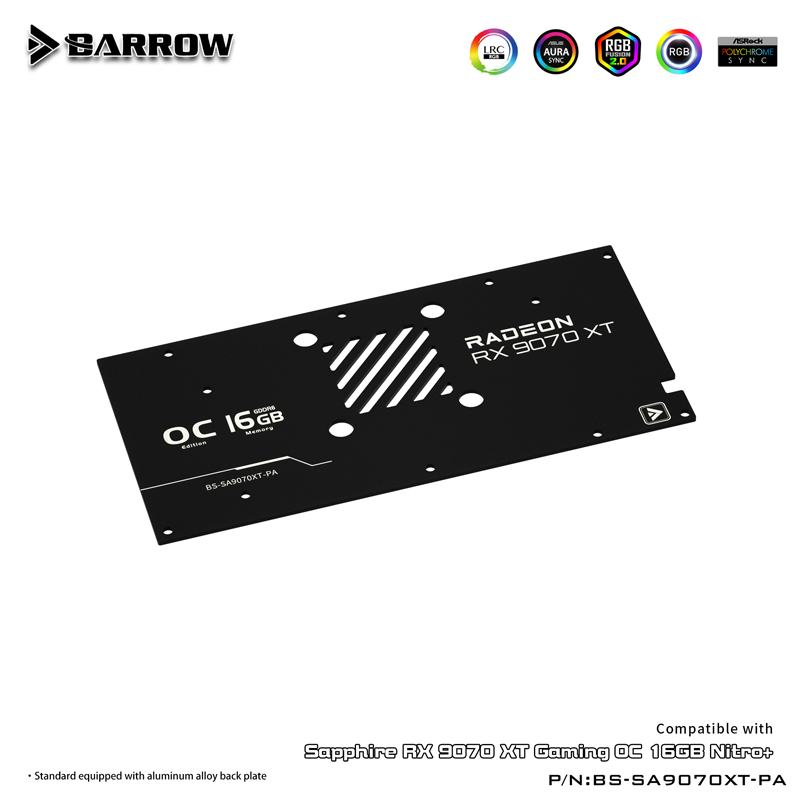 Bloque de agua GPU para SAPPHI - Rx 9070 16Gb reseña y precio