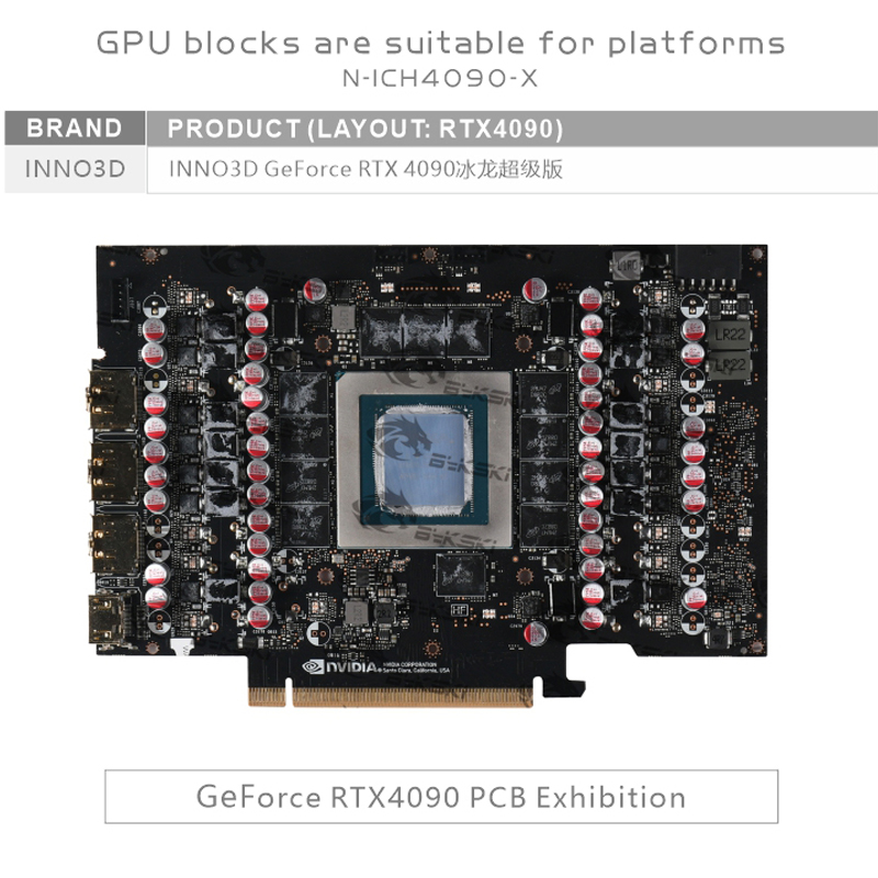 Bykski N-ICH4090-X GPU bloque  - Rtx 4090 Water Block reseña y precio