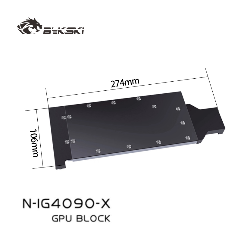 Bykski GPU bloque de agua para - Rtx 4090 Water Block reseña y precio