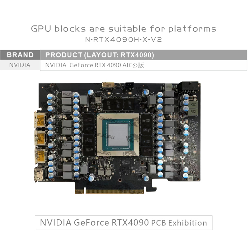 Bloque de GPU Bykski para tarj - Rtx 4090 Water Block reseña y precio