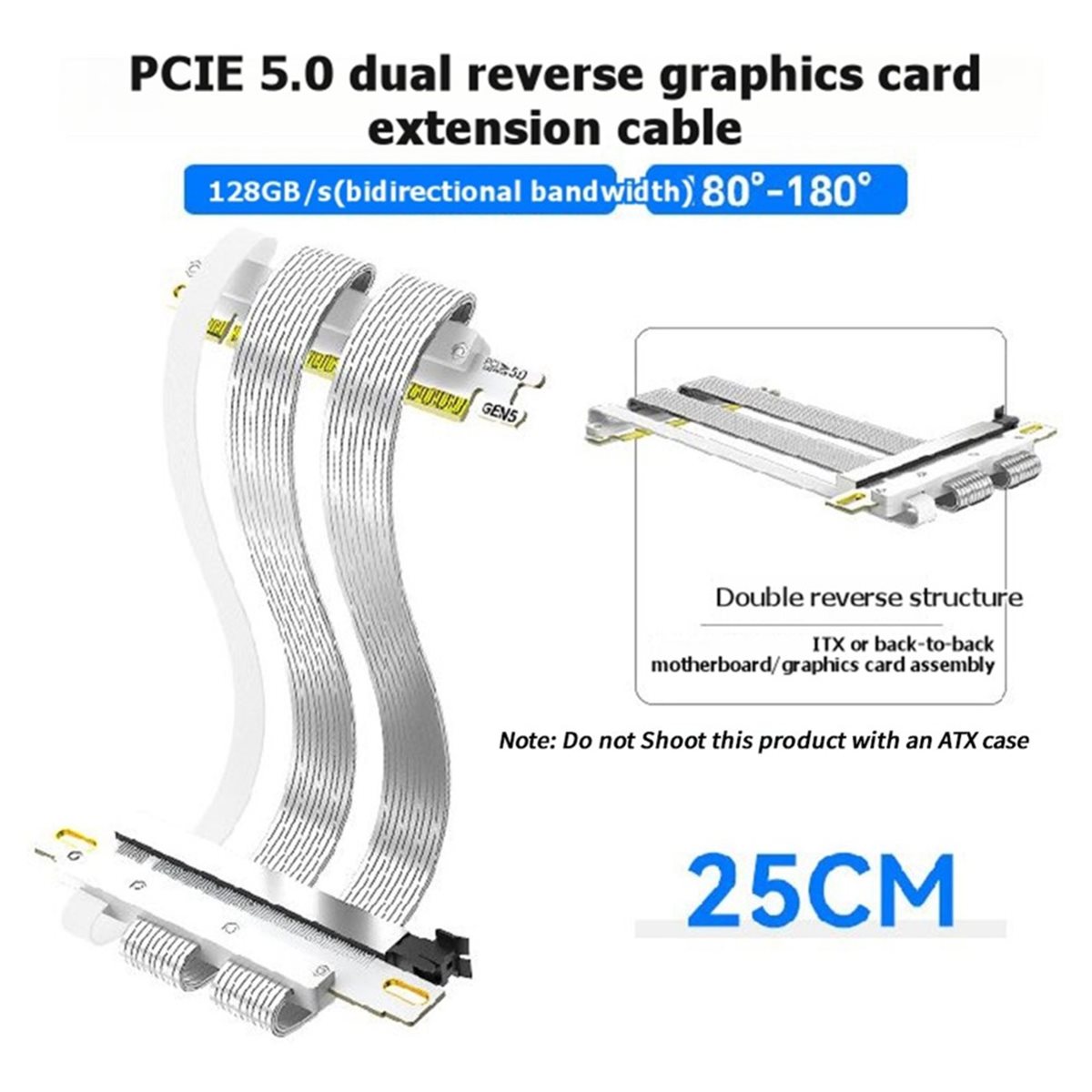 Cable Riser L70A PCIe 5.0 X16  - Pcie 5.0 Gpu Riser Cable reseña y precio
