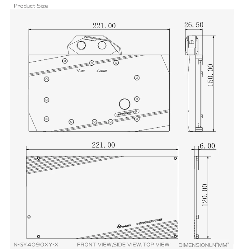 Bloque de Refrigeración por Ag - Rtx 4090 Water Block reseña y precio